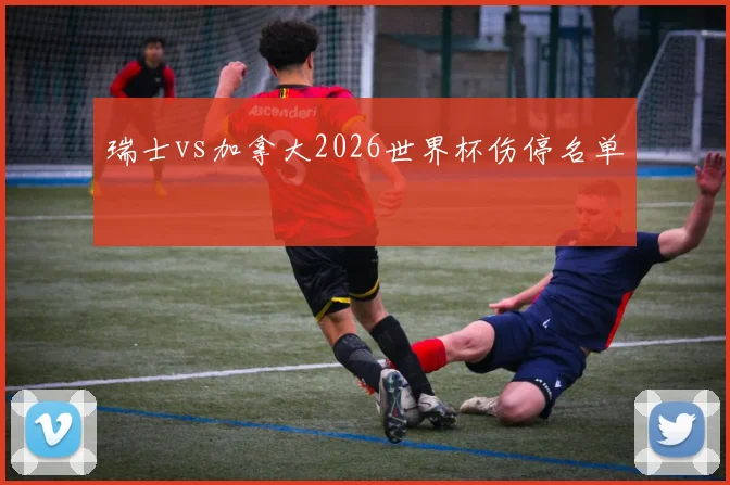 瑞士vs加拿大2026世界杯伤停名单