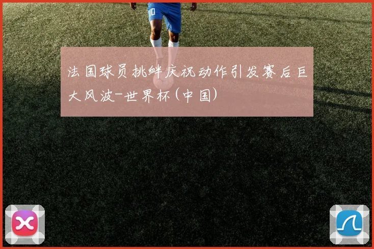 法国球员挑衅庆祝动作引发赛后巨大风波-世界杯(中国)