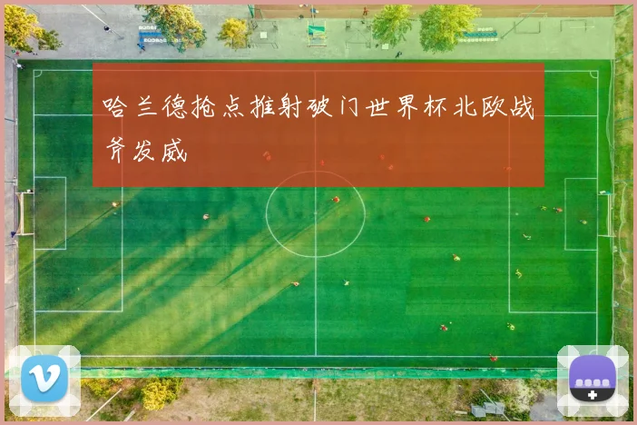 哈兰德抢点推射破门世界杯北欧战斧发威